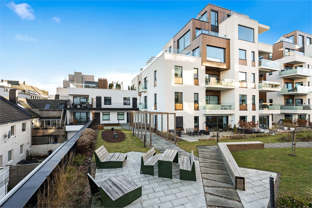 Midt i hjertet av Kristiansand.