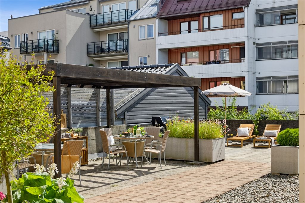 Flotte felles uteplasser