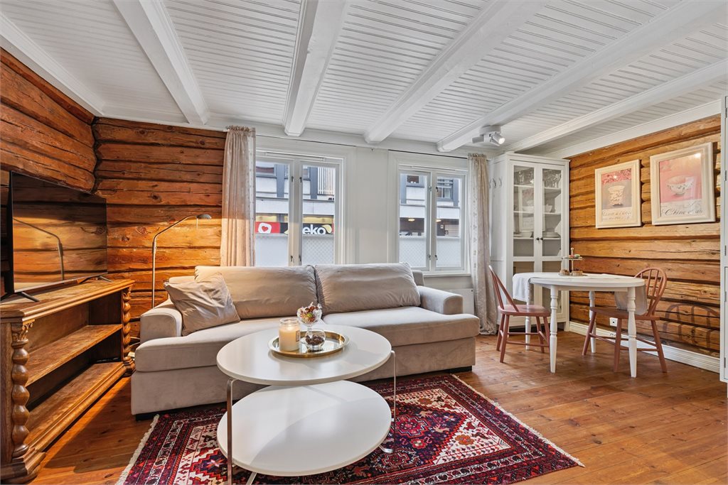 Videre kommer vi inn til stuen. 