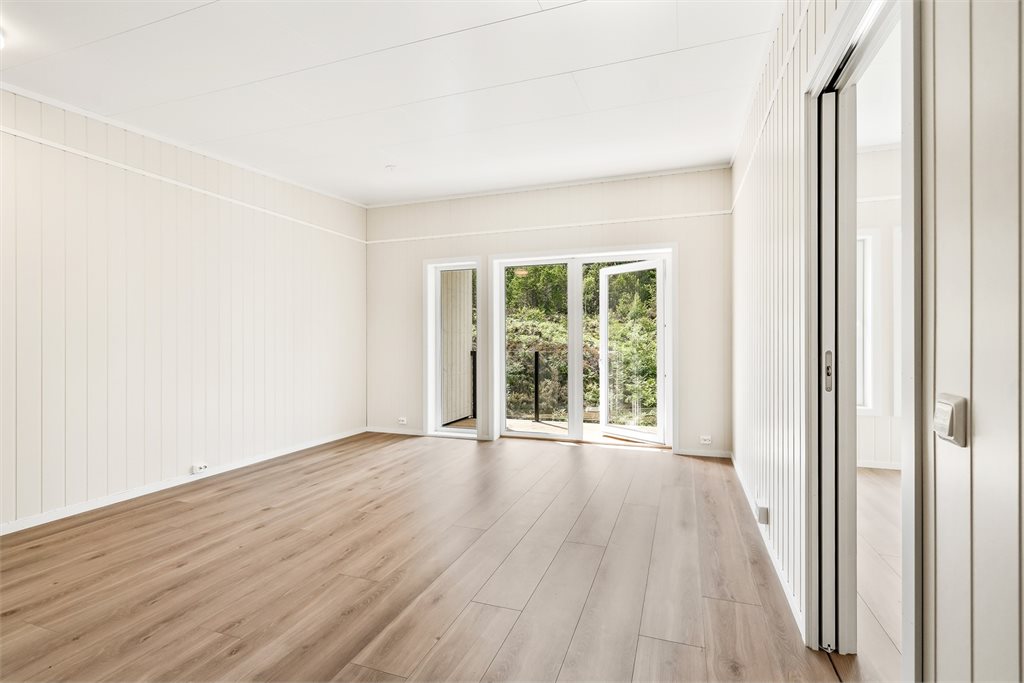 Stue (bilde fra tidligere bygget prosjekt for vise hvordan det blir)