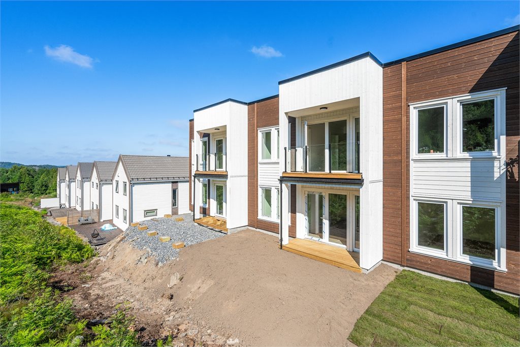 Fasade (bilde fra tidligere bygget prosjekt for vise hvordan det blir)