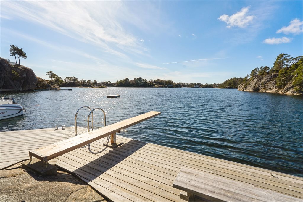 Stupebrett på brygga