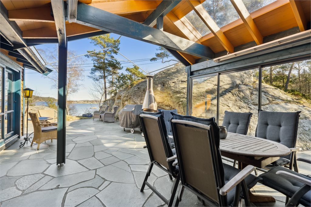 Uteområdet ved annekset 