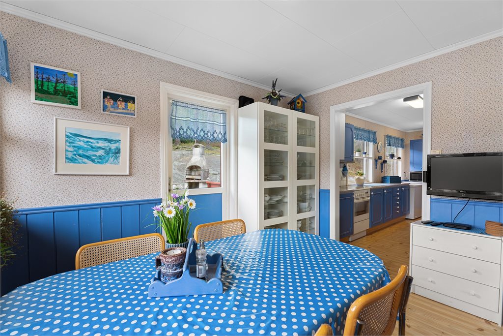 Spisestue med direkte adkomst til kjøkken
