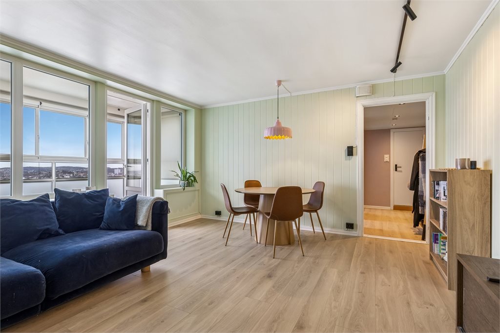 Videre kommer vi inn til stuen