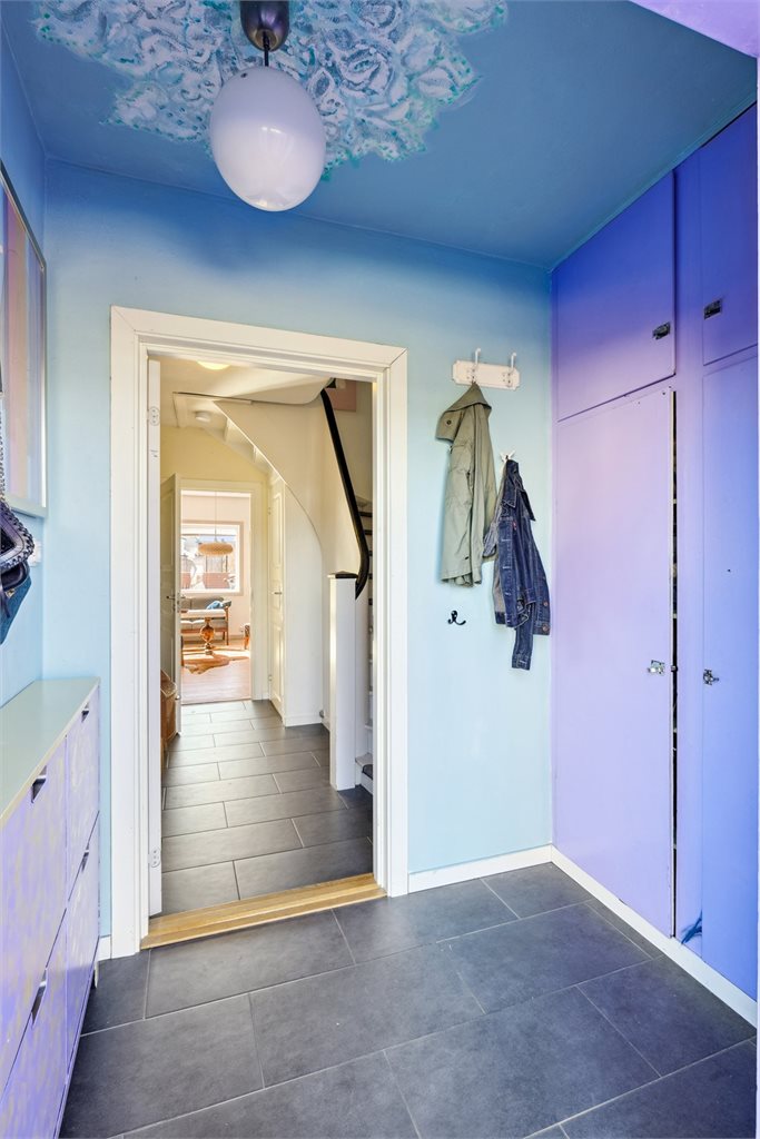 Entré med garderobeløsning