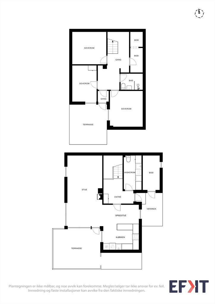 Plantegninger 1.etg og underetasjer