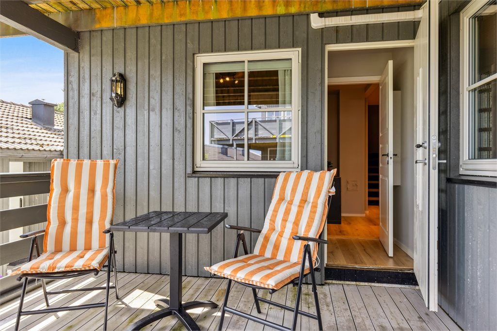 Terrasse på bakkeplan