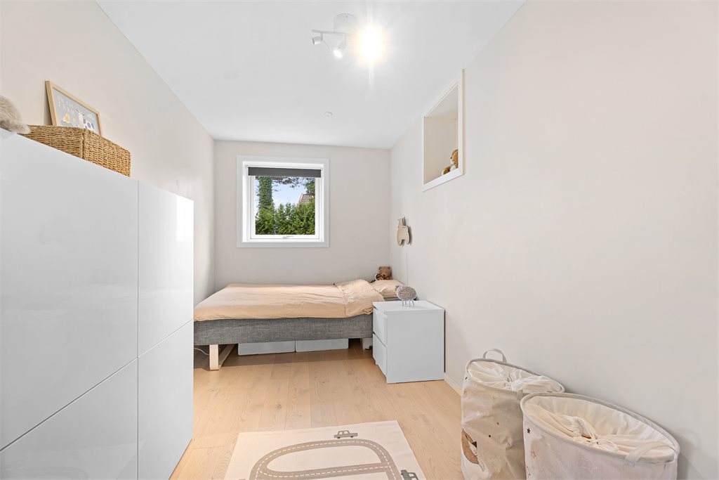 Bod, innredet som soverom, ikke godkjent for varig opphold.