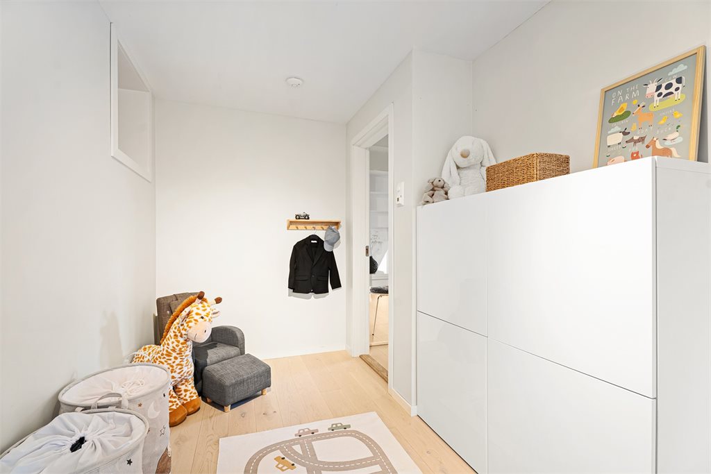 Bod, innredet som soverom, ikke godkjent for varig opphold.