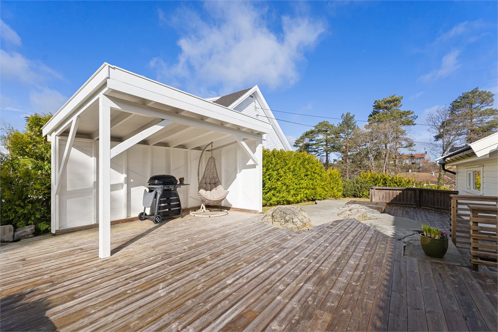 Her ligger alt til rette for å sette grillsesongen i gang.