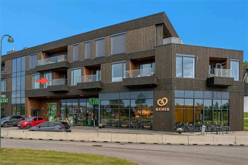 Leiligheten ligger i 2.etg i bygget 