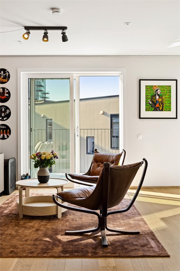 Utgang til solrik balkong!