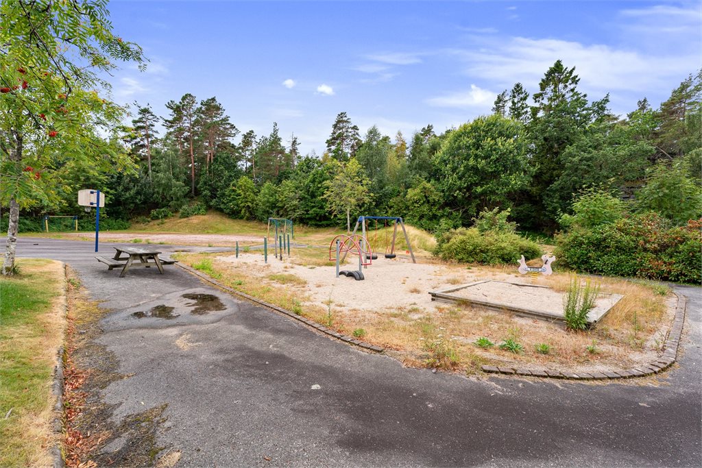 Lekeplass i umiddelbar nærhet gir et barnevennlig bomiljø