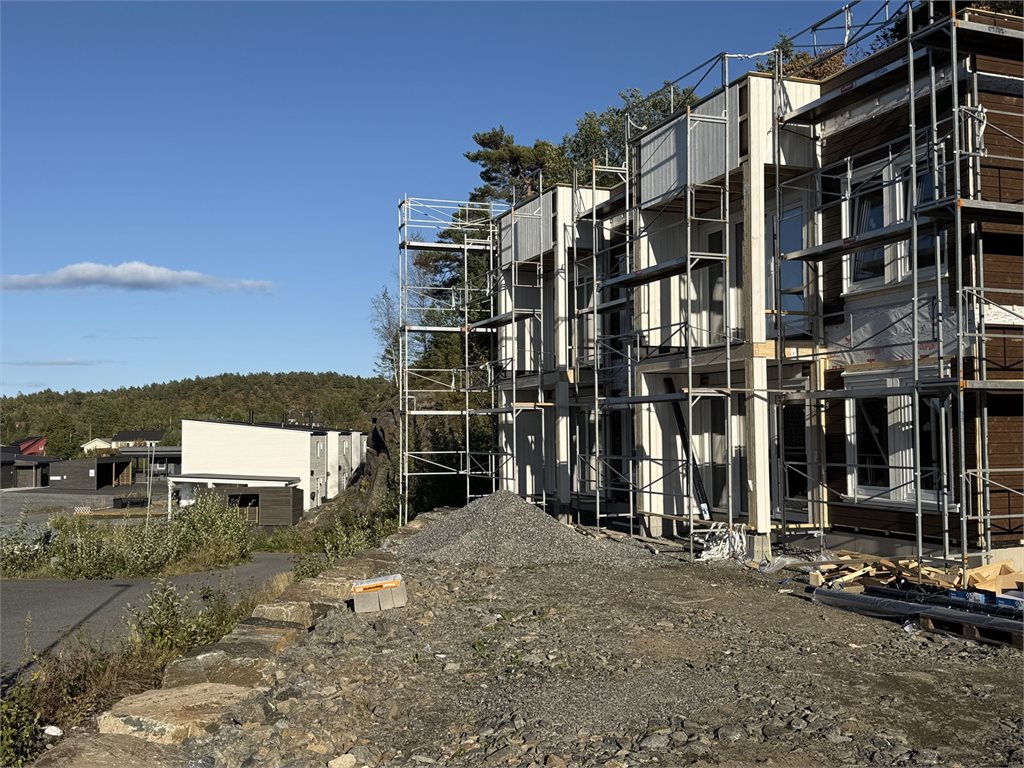 Rønningenveien trinn 2 begynner å ta form, innflytning på nyåret.