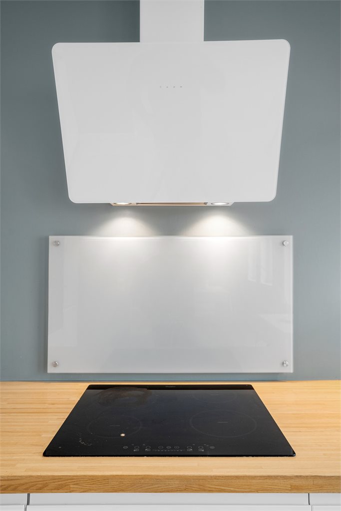 Elegant ventilator og moderne koketopp