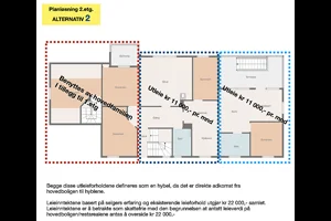 Planløsning 2.etg. alternativ 2