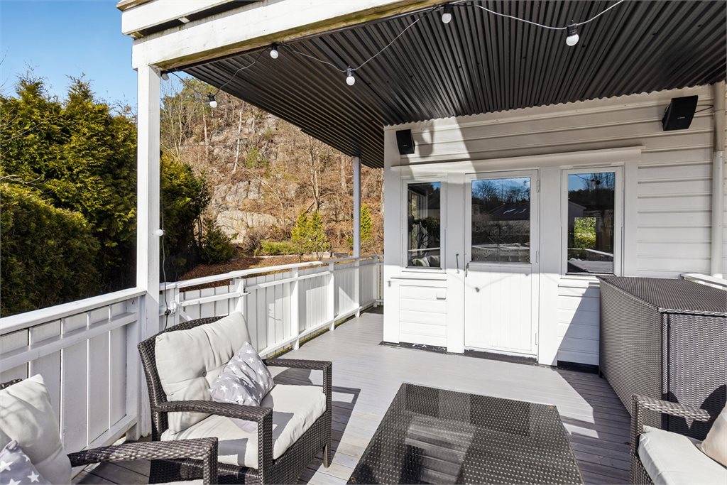 Uteplass med direkte adkomst fra boligen