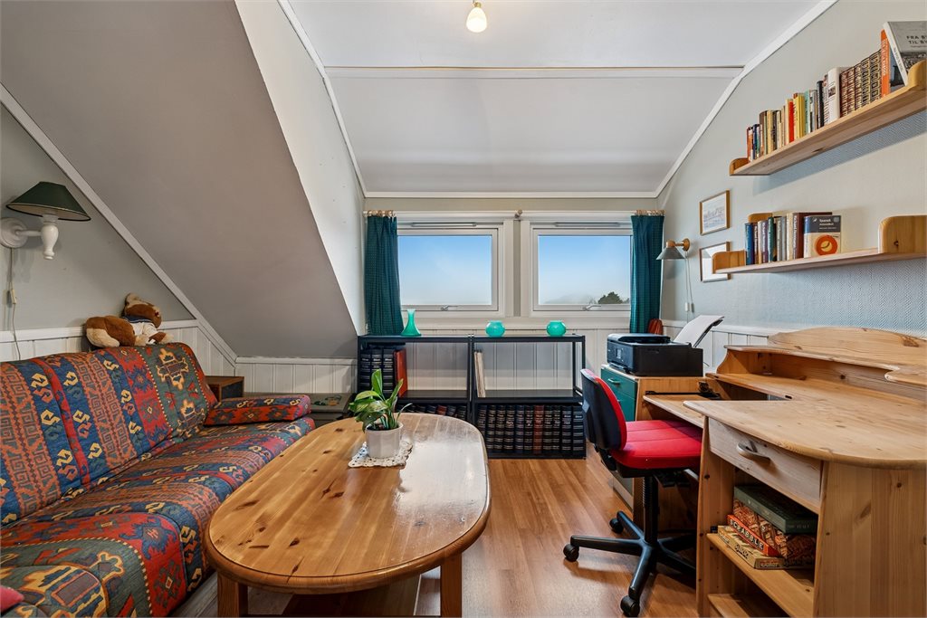 Soverom 3 innredet som loftstue