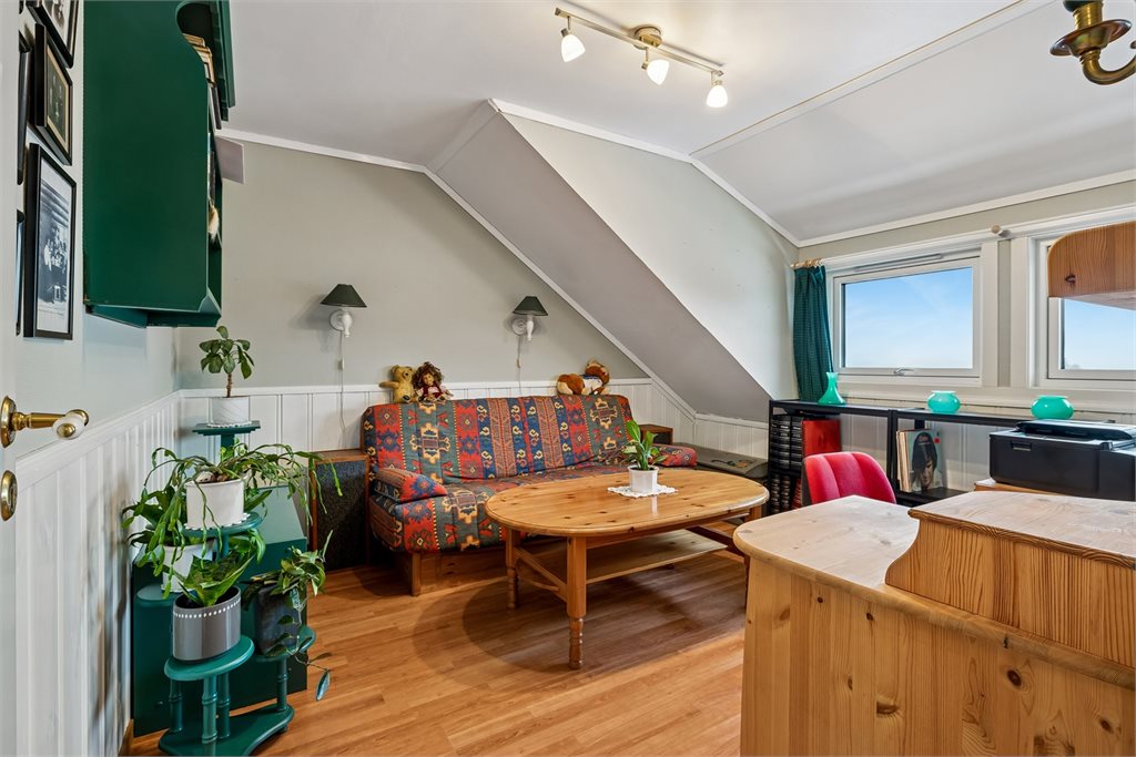 Soverom 3 innredet som loftstue