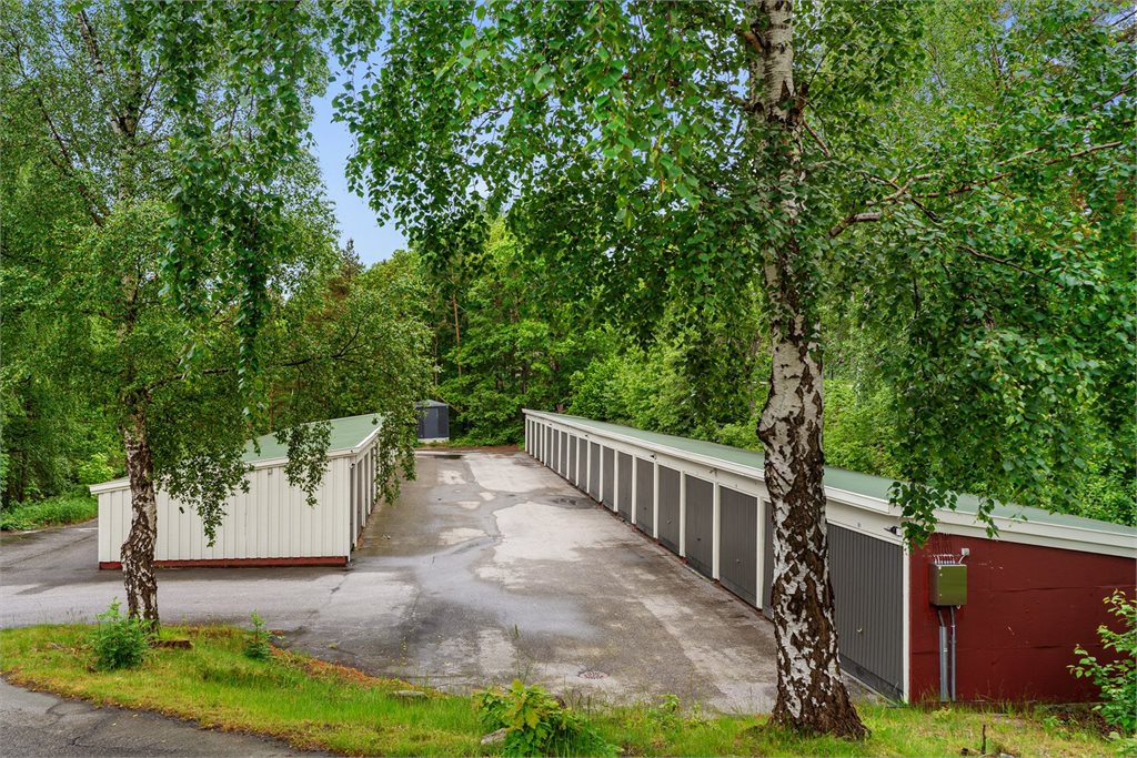 Borettslaget har garasjer som kan leies