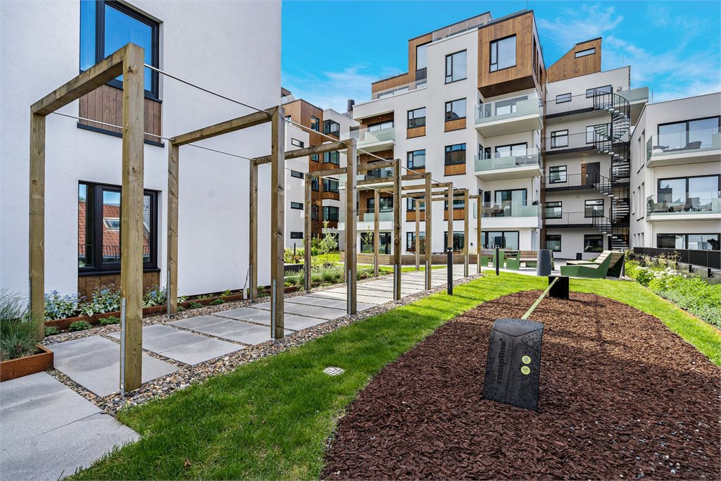 Sameiet er pent utført med forskjellige soner.