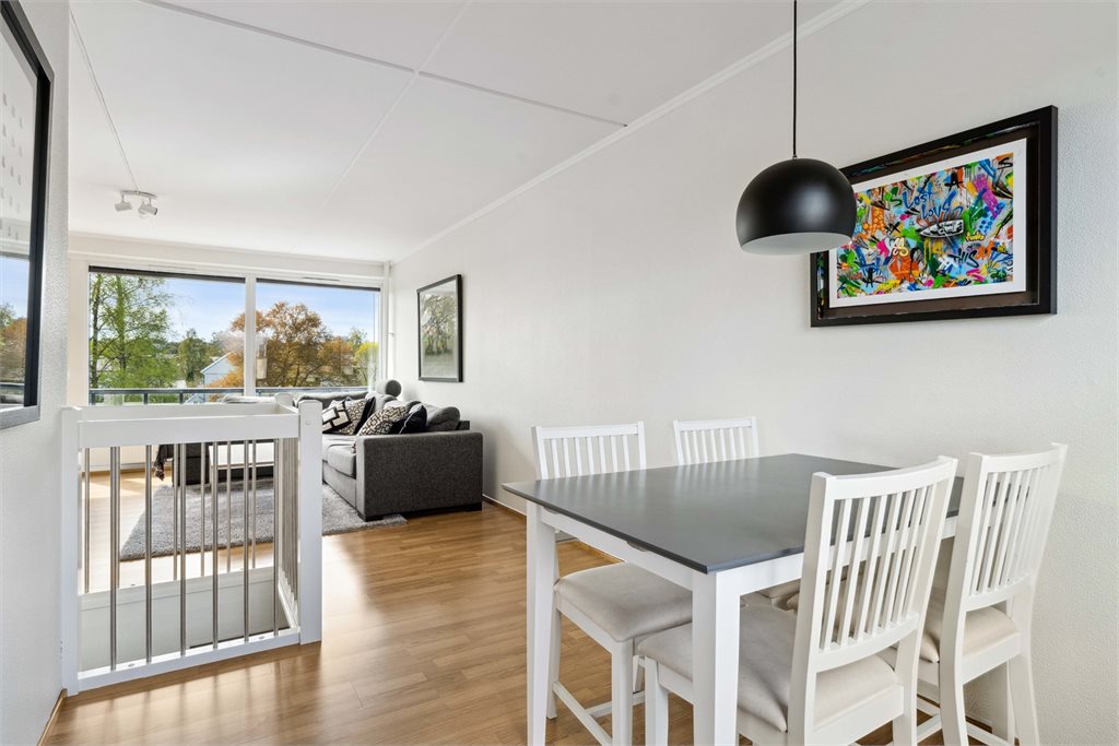 God plass til spisebord.