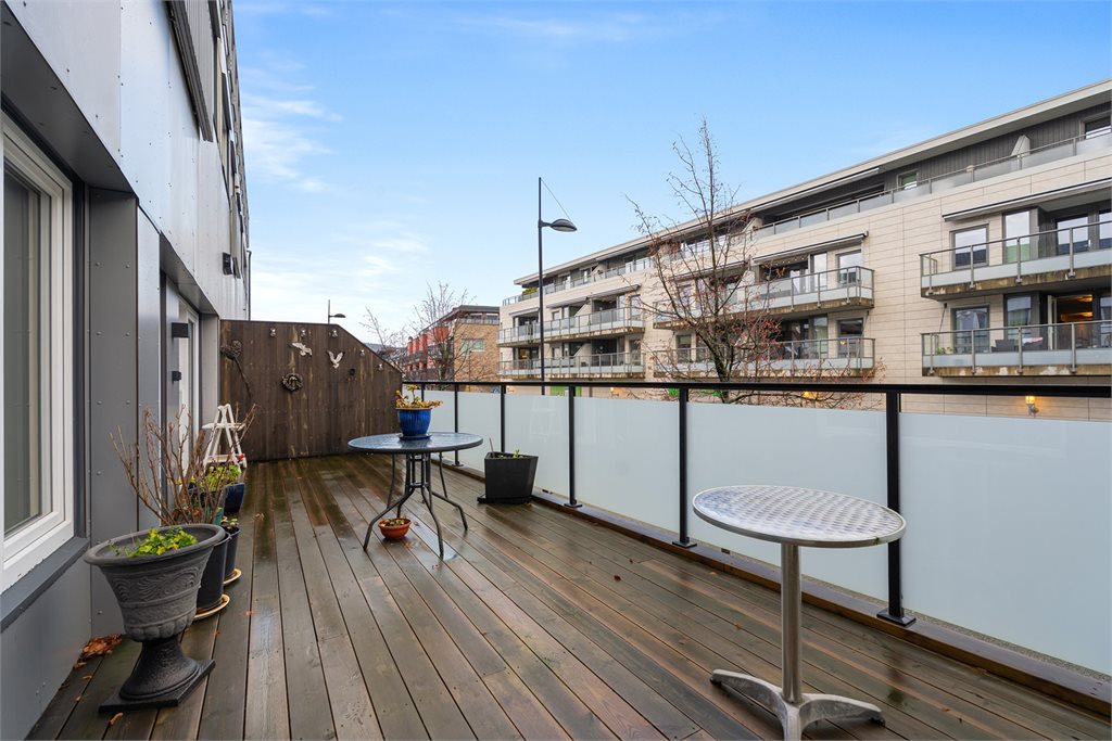 Stor balkong på 24 kvm!