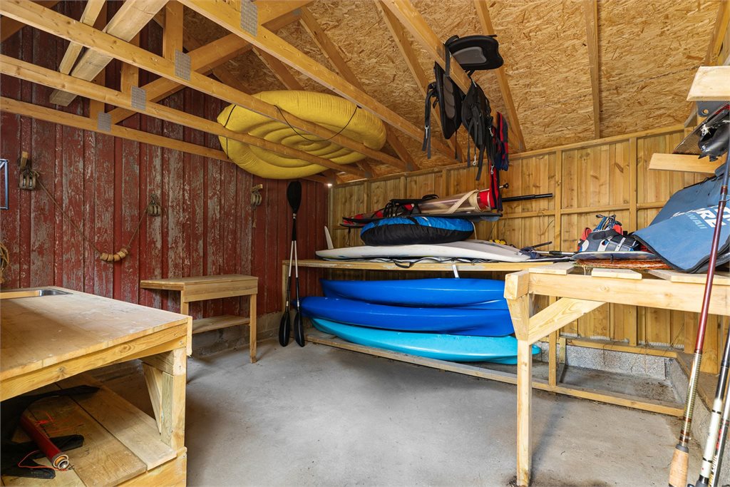 Oppbevaring i sjøboden 