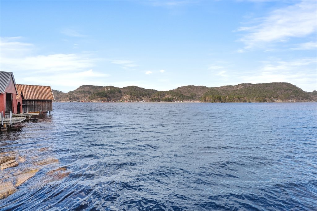 Utsikt fra båthuset 