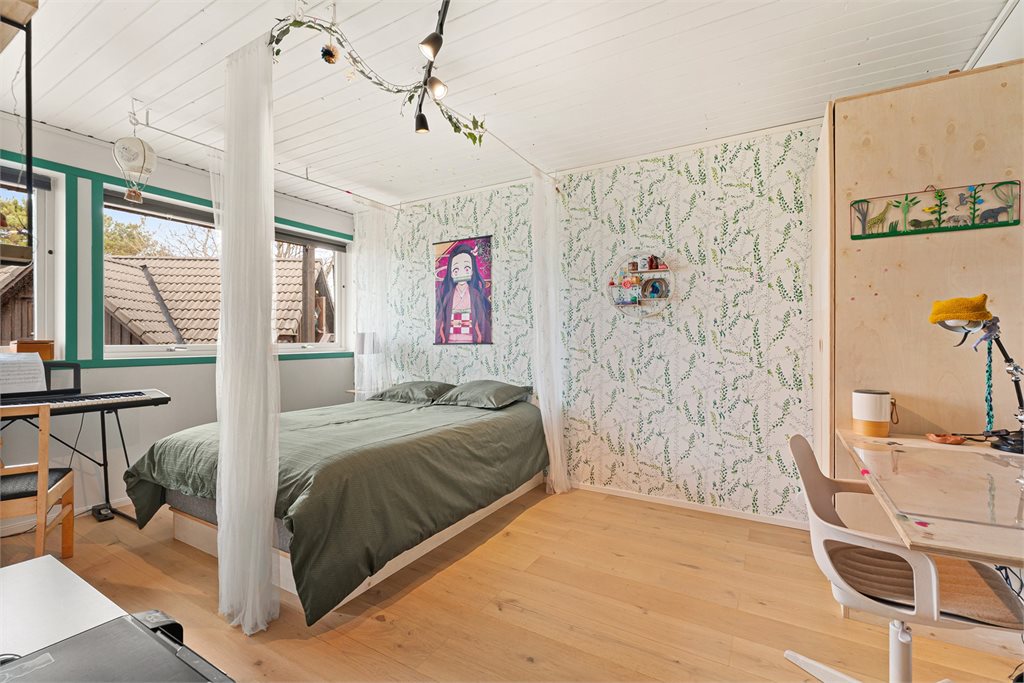 Soverom kombineret arbeidsværelse 