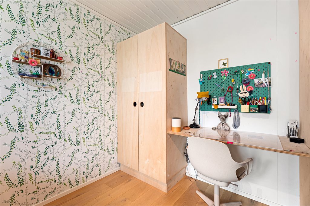 Soverom kombineret arbeidsværelse 